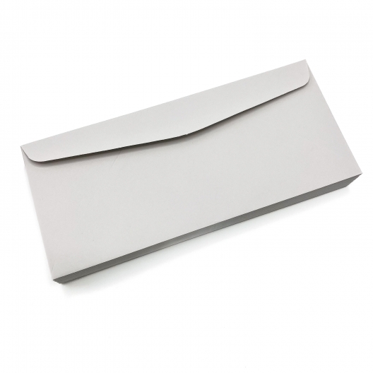 Lettermark Window Envelope Gray 10 24lb 500/box Paper, Envelopes